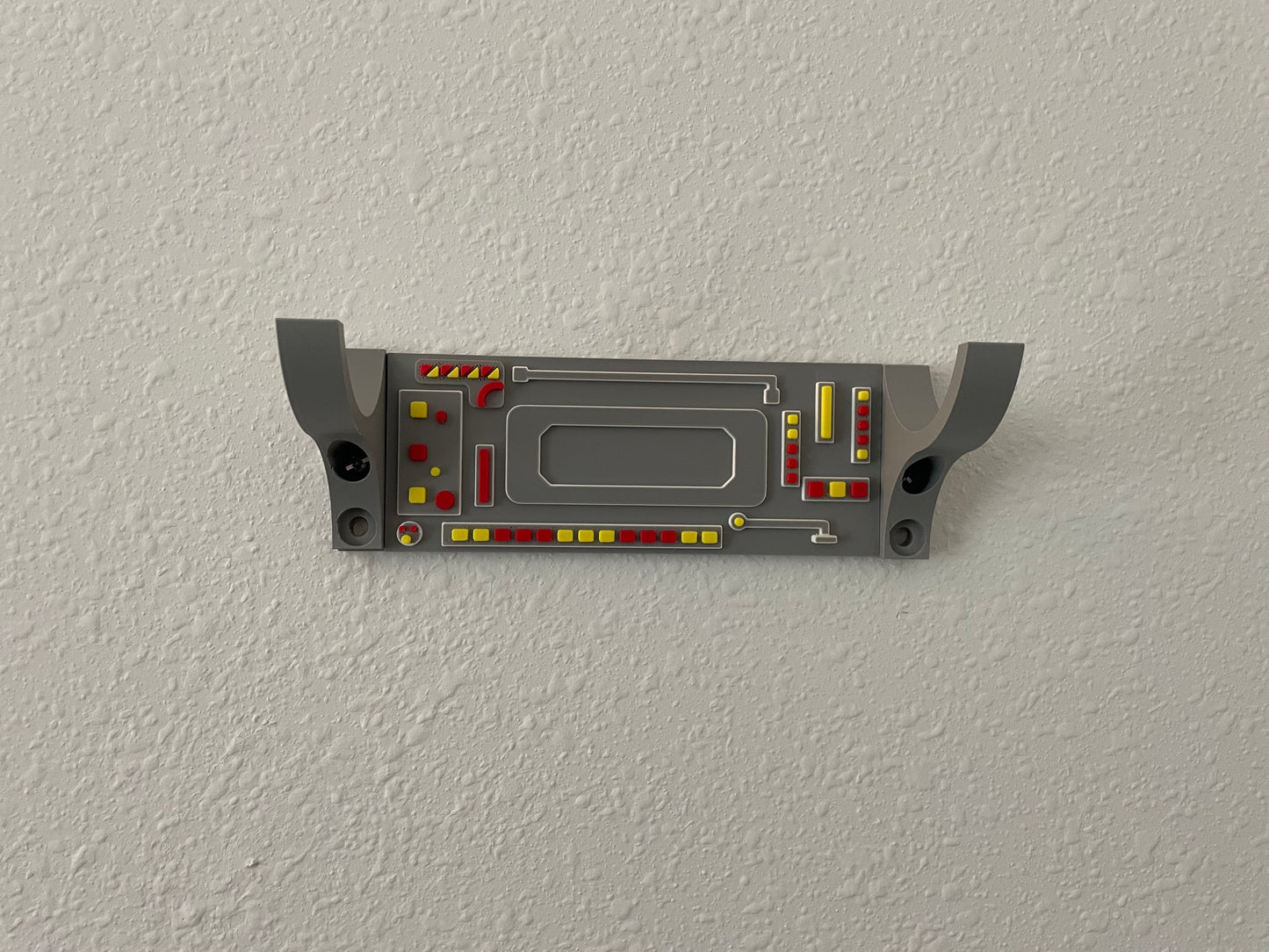 Horizontal Lightsaber Wall Mount Organiser Display - 3 Color Options - Free Hardware Included