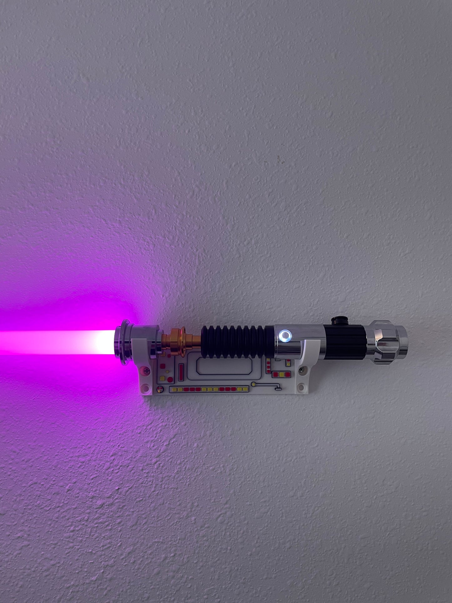 Horizontal Lightsaber Wall Mount Organiser Display - 3 Color Options - Free Hardware Included