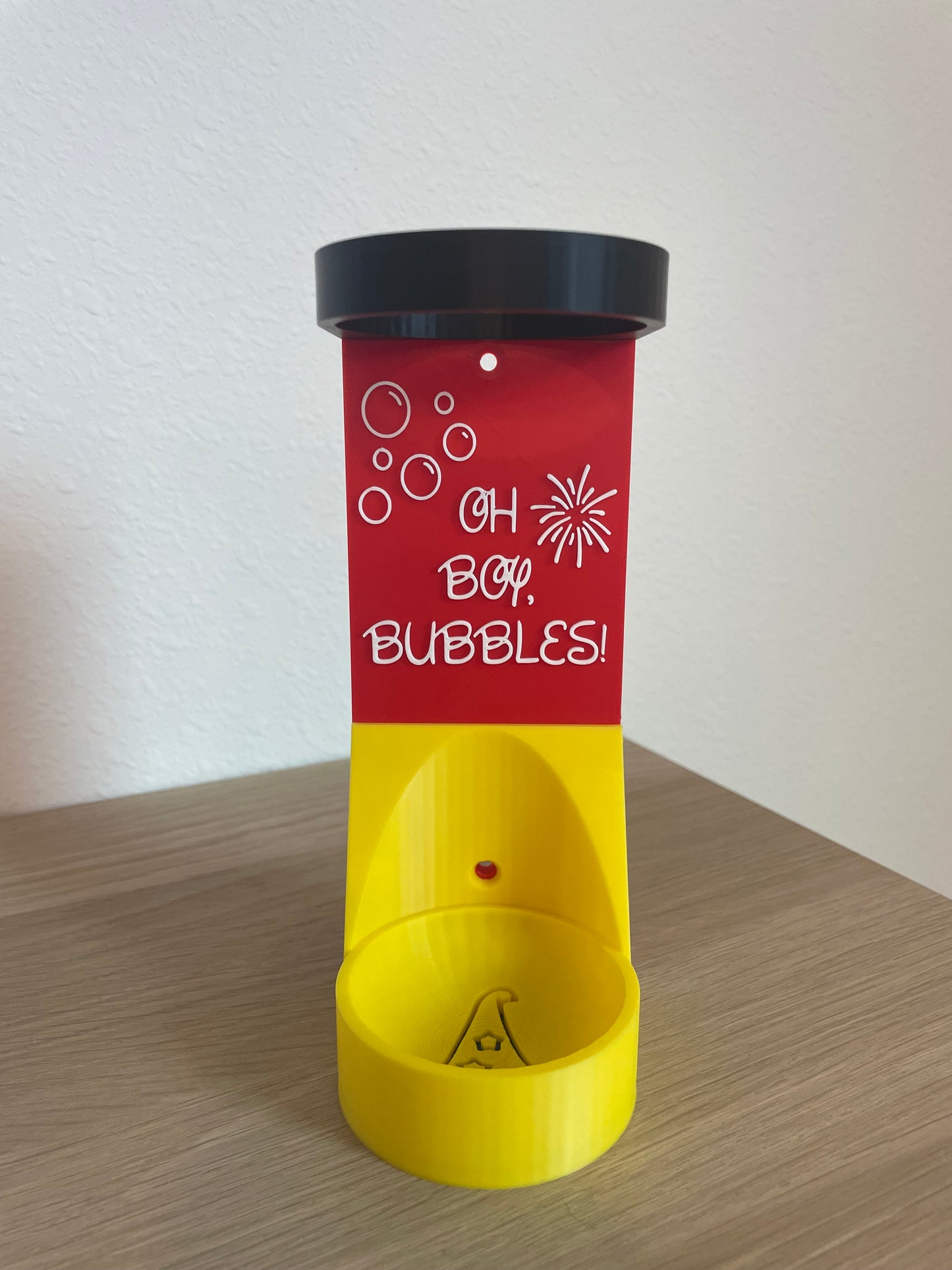 Popular Mouse Vertical Wall Mount Display for Theme Park Bubble Wands | 3D Printed Multi-Color Holders + Hardware Included