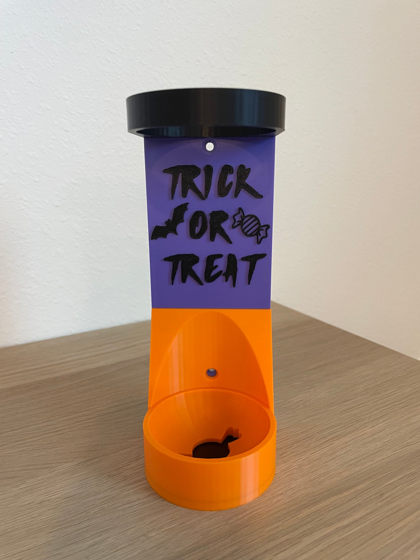 Spooky Halloween Vertical Wall Mount Display for Theme Park Bubble Wands | 3D Printed Multi-Color Holders + Hardware Included