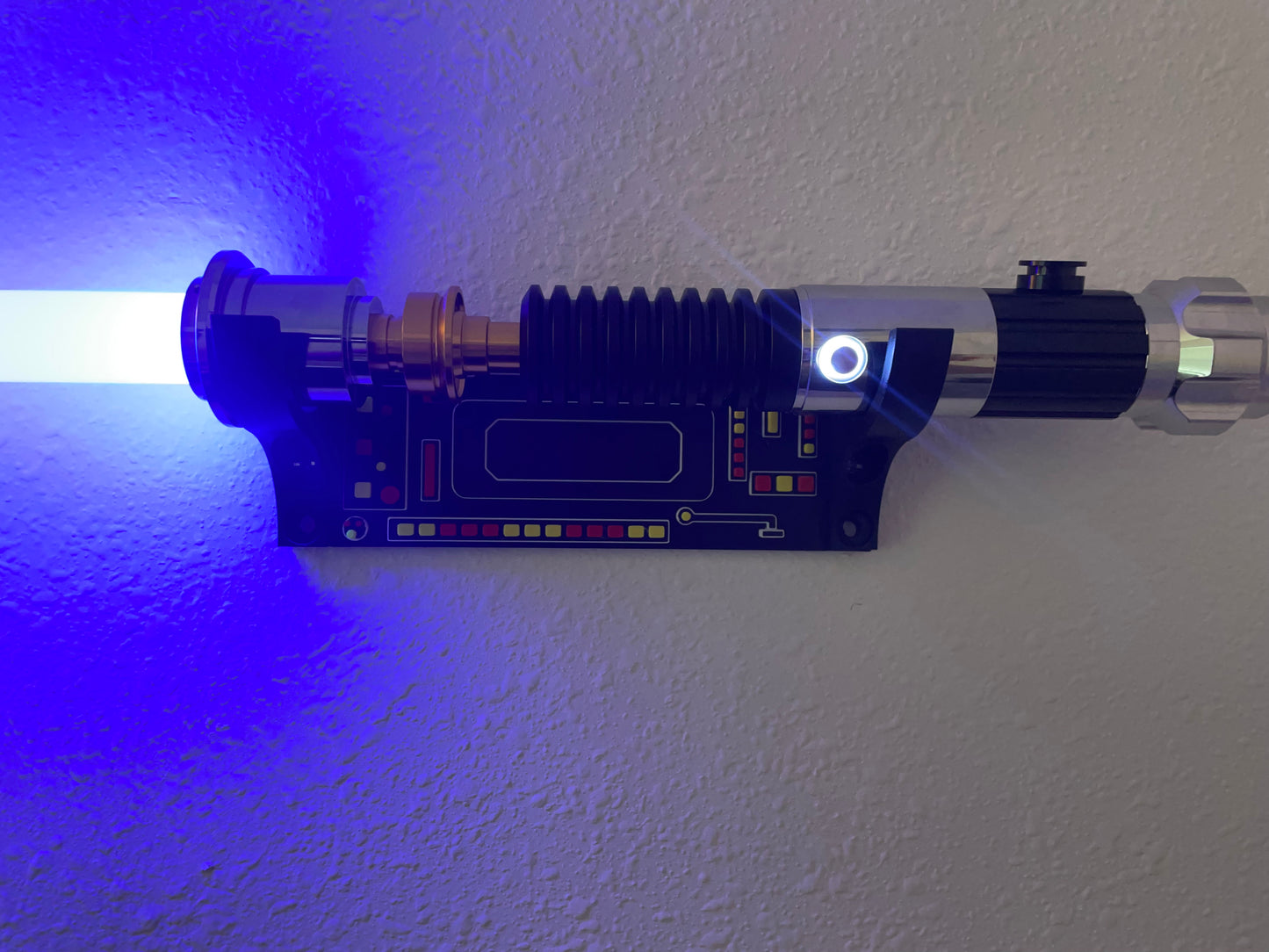 Horizontal Lightsaber Wall Mount Organiser Display - 3 Color Options - Free Hardware Included