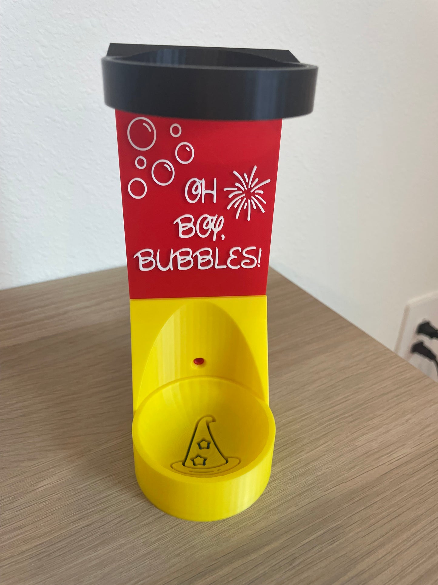 Popular Mouse Vertical Wall Mount Display for Theme Park Bubble Wands | 3D Printed Multi-Color Holders + Hardware Included