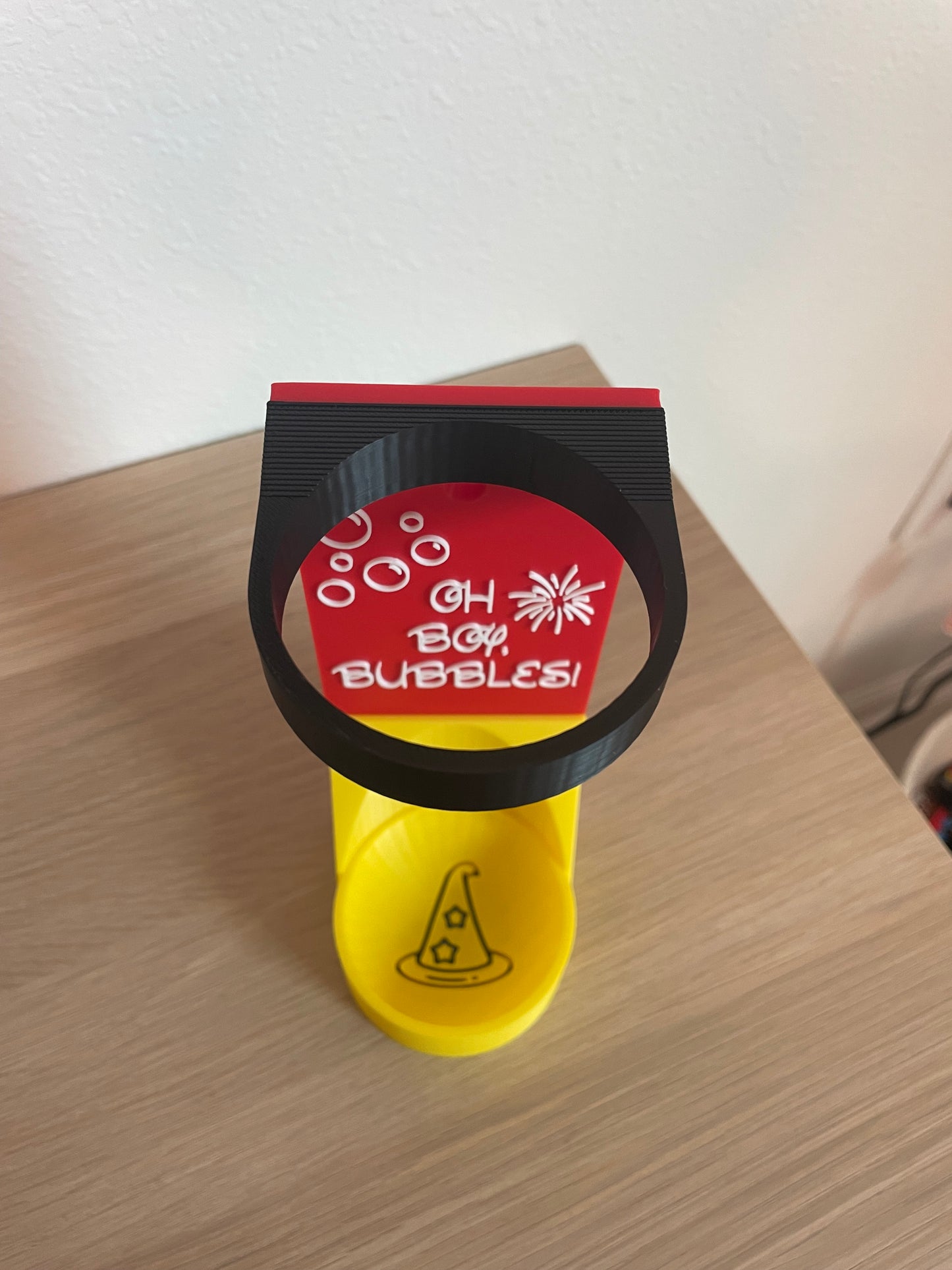 Popular Mouse Vertical Wall Mount Display for Theme Park Bubble Wands | 3D Printed Multi-Color Holders + Hardware Included