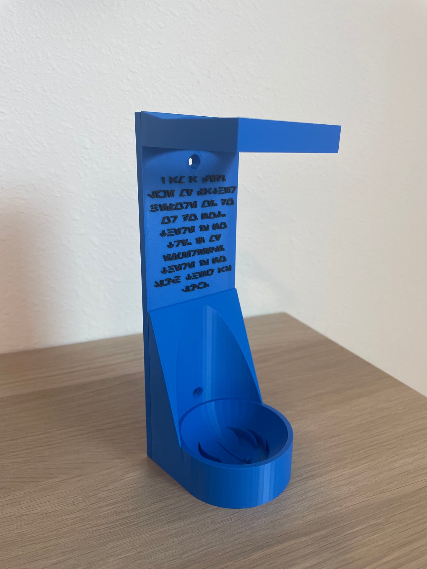 Vertical Lightsaber Wall Mount Organizer | Pick Your Logo | Aurebesh Inscription | 3D Printed | Hardware Included