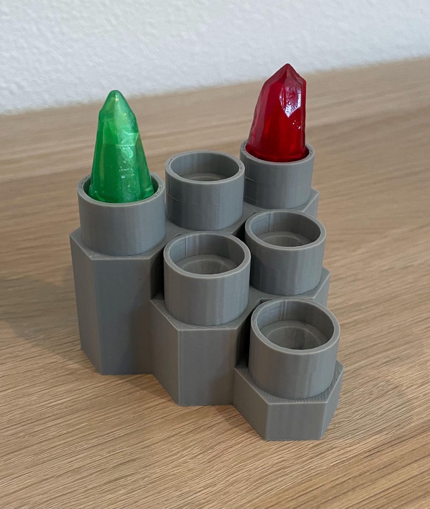 Hexagon Kyber Crystal Display – Holds 6 Crystals – Star Wars Desktop & Shelf Display - Savi's Workshop | Jedi Holocron | Sith Wayfinder